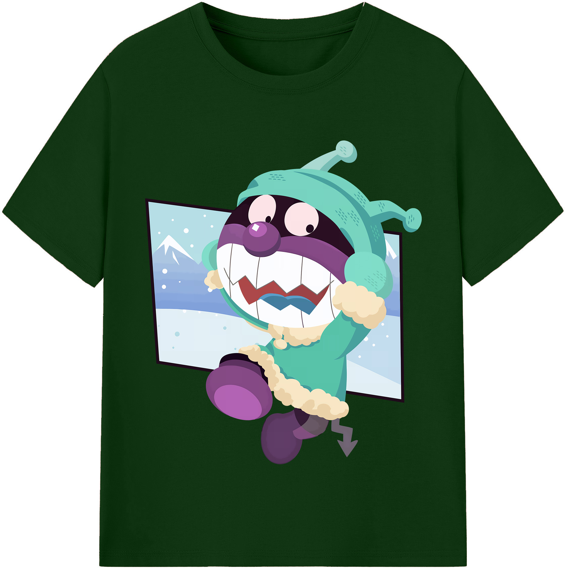 （画像用） アンパンマン Anpanman 綿100％半袖Tシャツ（フロントプリント）